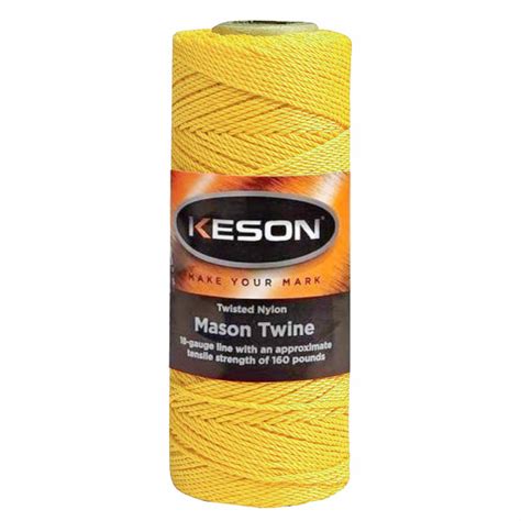 KESON YELLOW TWISTED NYLON 18 X 275 FT TWINE Stallion Supplies