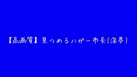 ハガー市長淫夢bb ⑨連発＋使用例 Youtube