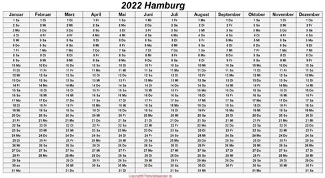 Feiertagen Hamburg Kalender The Beste Kalender