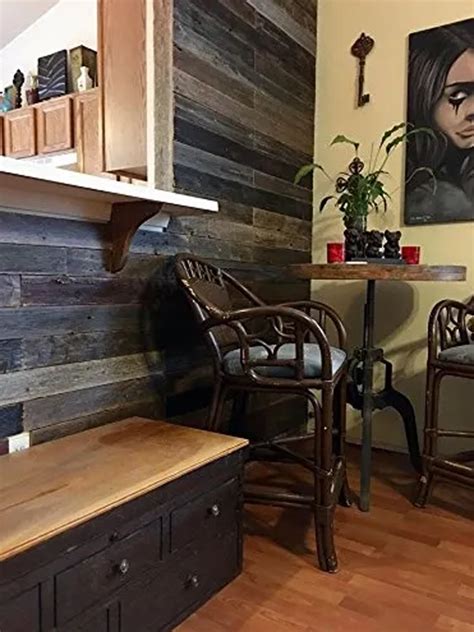 Peel And Stick Rustic Reclaimed Barn Wood Paneling Planks Rockin Wood