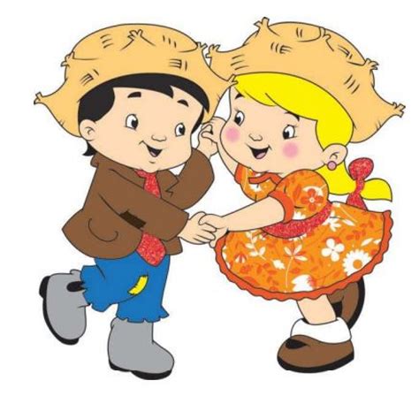 Roupas De Festa Junina Desenho - Desenho De Casal Caipira Para Festa Junina - NAZAEDU