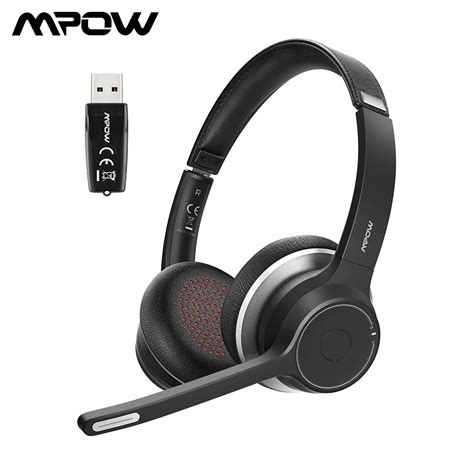 Mpow Hc5 Bluetooth Headset With Usb Adapter Bluetooth 5 0 Wireless