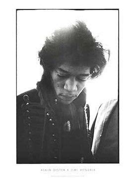 Hendrix X Photo Poster Alain Dister Musik Filme Plakat