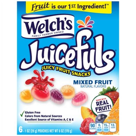 Welchs Juicefuls® Mixed Fruit Juicy Fruit Snacks 6 Ct 1 Oz Frys