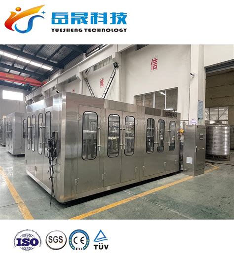 Automatic Carbonated Sparkling Soft Drink Beverage Bottle Filling Line