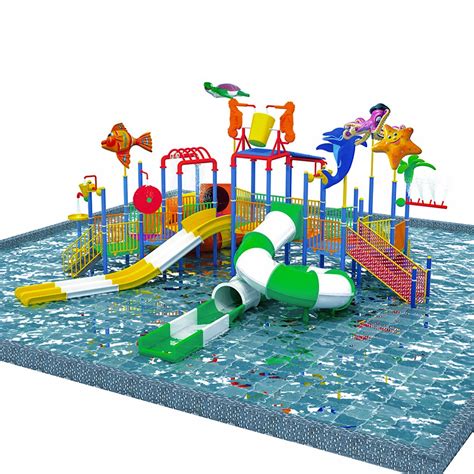 Amusement-Park Outdoor-Playground Water Slide - Amusement-Park and ...