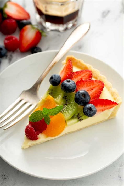 Fresh French Fruit Tart Recipe With Creme Patissiere Lemon Blossoms