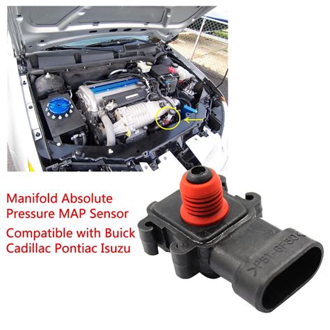 Replacement Parts Sensors X AUTOHAUX Car Manifold Air Absolute Pressure