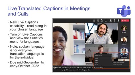 Microsoft Teams Live Translated Captions In Meetings And Calls Super Simple 365