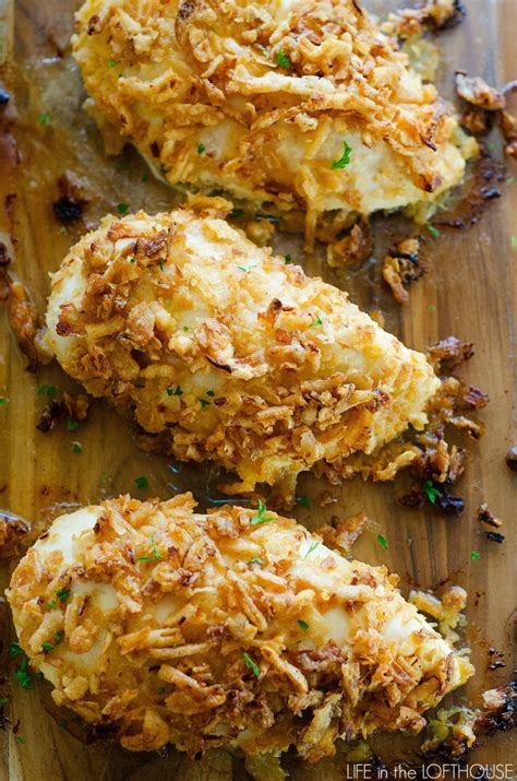 Chicken And Hash Brown Casserole With French Fried Onions