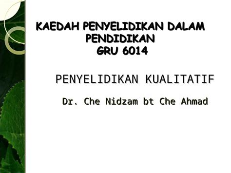 Ppt 07 Penyelidikan Dalam Pendidikan Minggu 7 Dan 8 Kajian