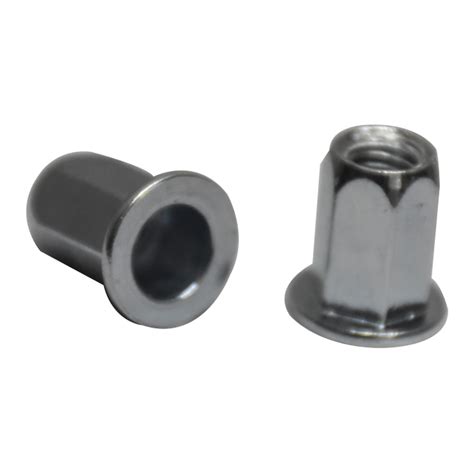 Mild Steel Inch Flat Full Hex Rivet Nut Diameter Mm At Rs