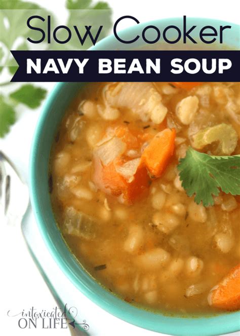 Slow Cooker Navy Bean Soup