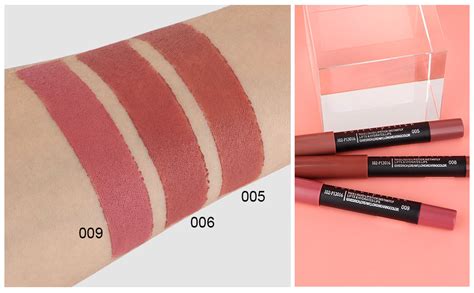 Amazon Evpct 3Pcs Nude Beige Matte Lip Liner Crayon Pencil And