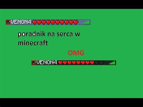 Jak zrobić licznik serc w Minecraft PORADNIK YouTube