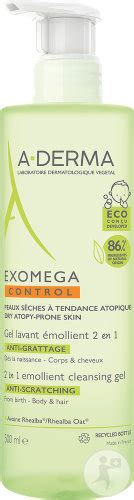 A Derma Exomega Control Gel Lavant Anti Grattage En Corps Et