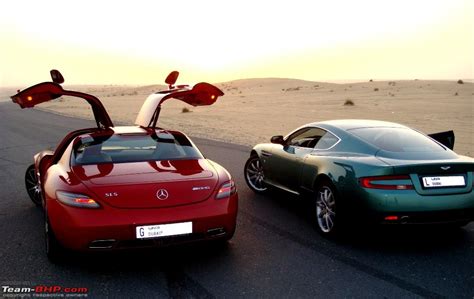 Mercedes Sls Amg And Aston Martin Db9 Team Bhp