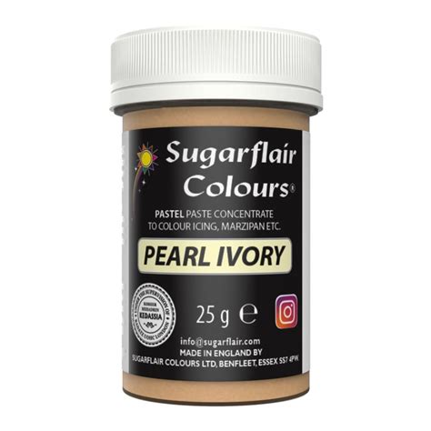 Pearl Ivory Pastel Paste Concentrate Colouring Edible Food Colours