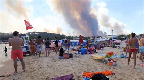 Firefighters Contain Huge Wildfire On French Riviera After More Than