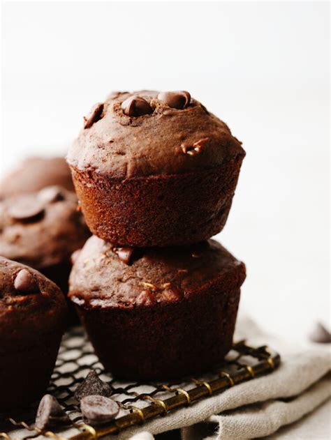 Healthier Double Chocolate Muffins Recipe The Recipe Critic