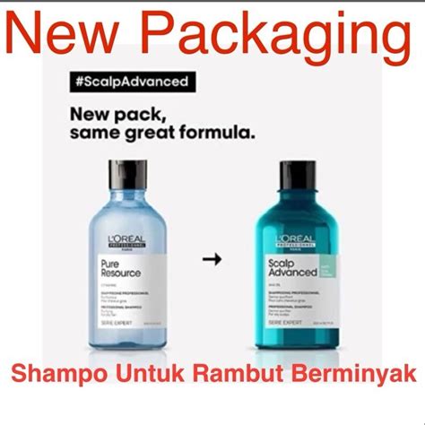 Jual Shampo Scalp Advance 300ml Utk Rambut Berminyak Kemasan Baru Pure