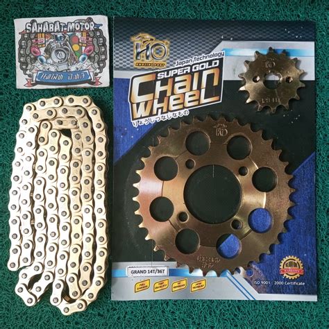 Jual Gear Paket Gearset Girset Grand Legenda Gold Model Sss Sindo