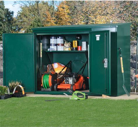 Asgard Annex 6ftx3ft Metal High Security Police Approved Garden Shed