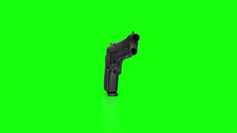 Gun Fire Green Screen Stock Video Footage for Free Download