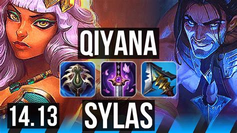 Qiyana Vs Sylas Mid Winrate Solo Kills Dominating Eune