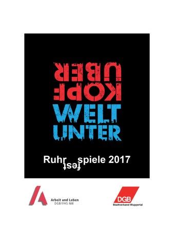 Ruhrfestspielprogramm By Regionalb Ro Arbeit Und Leben Berg Mark