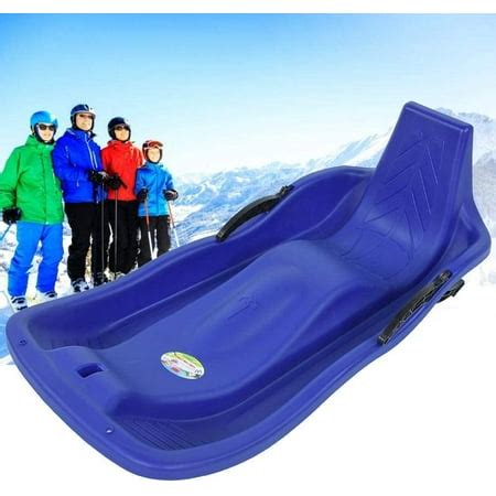 Snow Sleds for Kids and Adult, Heavy Duty Colour Large Adults Kids Children Snow Sledges ...