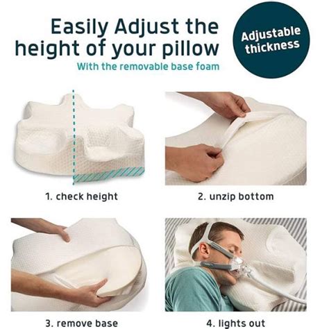 CPAP Pillow - Sleep Apnea Pillow Design Improves Breathing