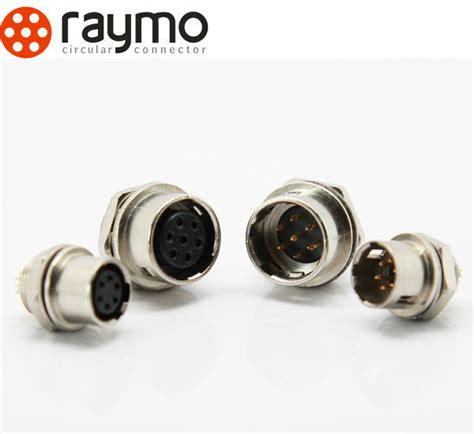 Hr10A Series 6 Pin 7 Pin Circular Connector for Industrial Camera ...