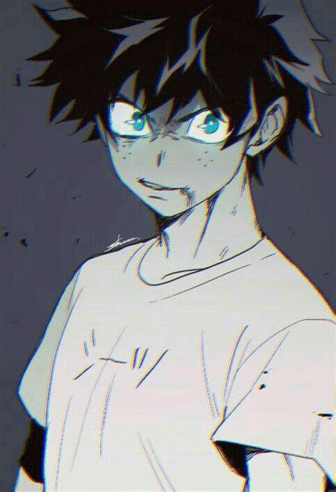 Animeboku No Hero Acamedia Glitch Deku Villain Deku Anime My Hero