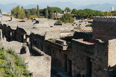 Pompeji Via Dell Abbondanza Von Pompeji