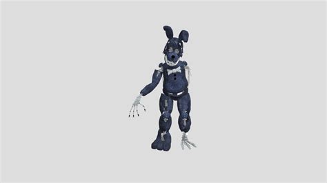 Withered Bonnie Remake By Ubuntutu Download Free 3d Model By Nachig [2cf670f] Sketchfab