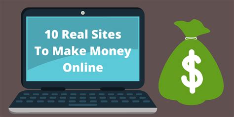 10 Legit Websites To Make Money Online Second Income Idea