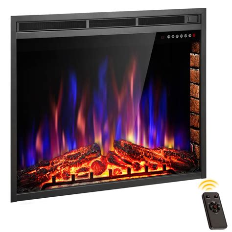 KISSAIR Electric Fireplace Insert, 39 inch Insert Electric Heater with ...