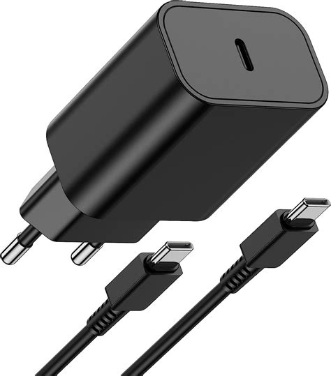 Caricatore Rapido USB C Samsung 45W Con 2M Cavo Caricabatterie Cable