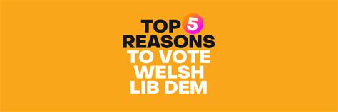 5 Great Reasons To Vote Welsh Lib Dems