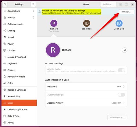 How To Change Account Type In Ubuntu Linux Geek Rewind