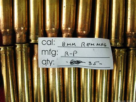 35 New Remington Brass Cases For 8mm Remington Magnum Rem Mag Reloading Brass At