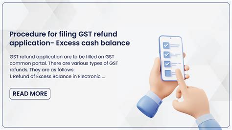 Procedure For Filing Gst Refund Application