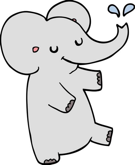 cartoon dancing elephant 12136947 Vector Art at Vecteezy