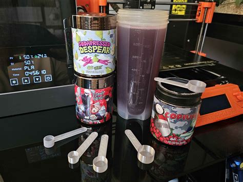 Gamer Supps - Multi Serving Scoops by UF_Icarus | Download free STL
