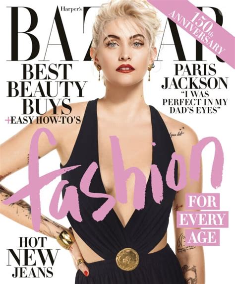 Photo Paris Jackson En Couverture Du Magazine Harper S Bazaar Num Ro