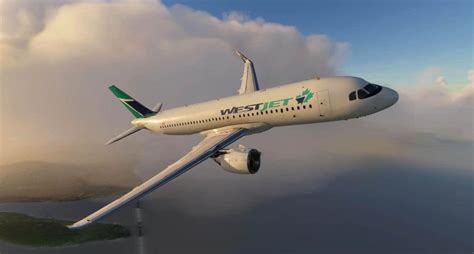 Westjet Old Livery Maple Leaf 4k V10 Msfs 2020 Liveries Mod