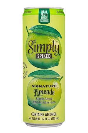 Signature Limeade Simply Spiked Lemonade Bevnet Spirits