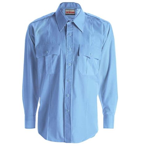 Uniform Shirt Poly Cotton Long Sleeve Quick Uniforms