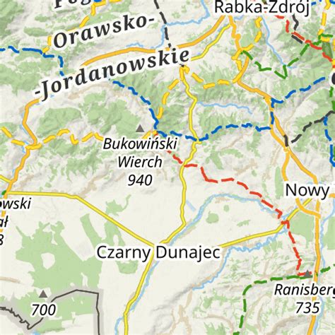 Bieszczady Mapa